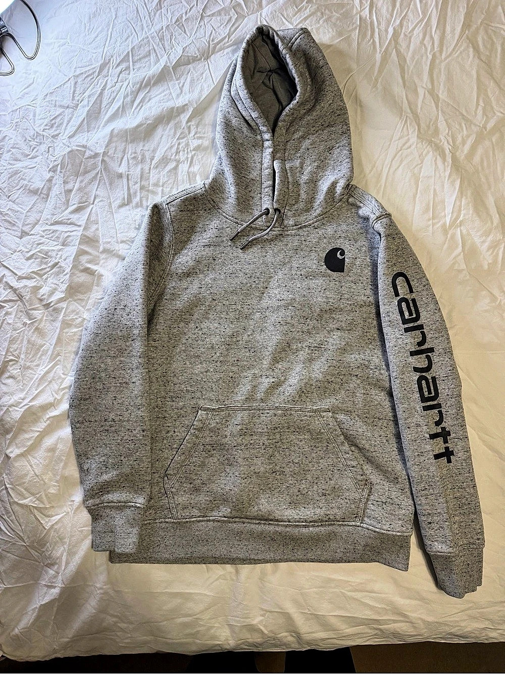 Carhartt Midweight Hooded Sweatshirt Gray Hoodie Size Large